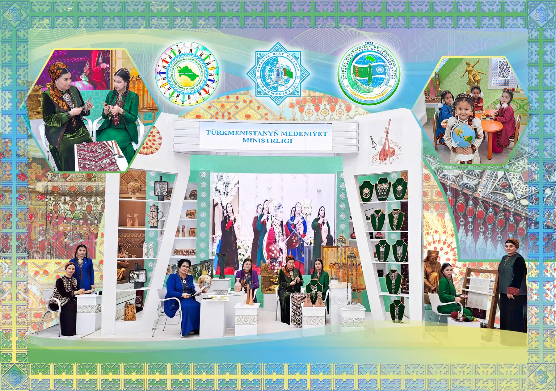 «Häzirki zaman jemgyýetinde zenanlaryň orny:Durnukly ösüş maksatlaryna ýetmek ugrunda halkara hyzmatdaşlygy ösdürmek»