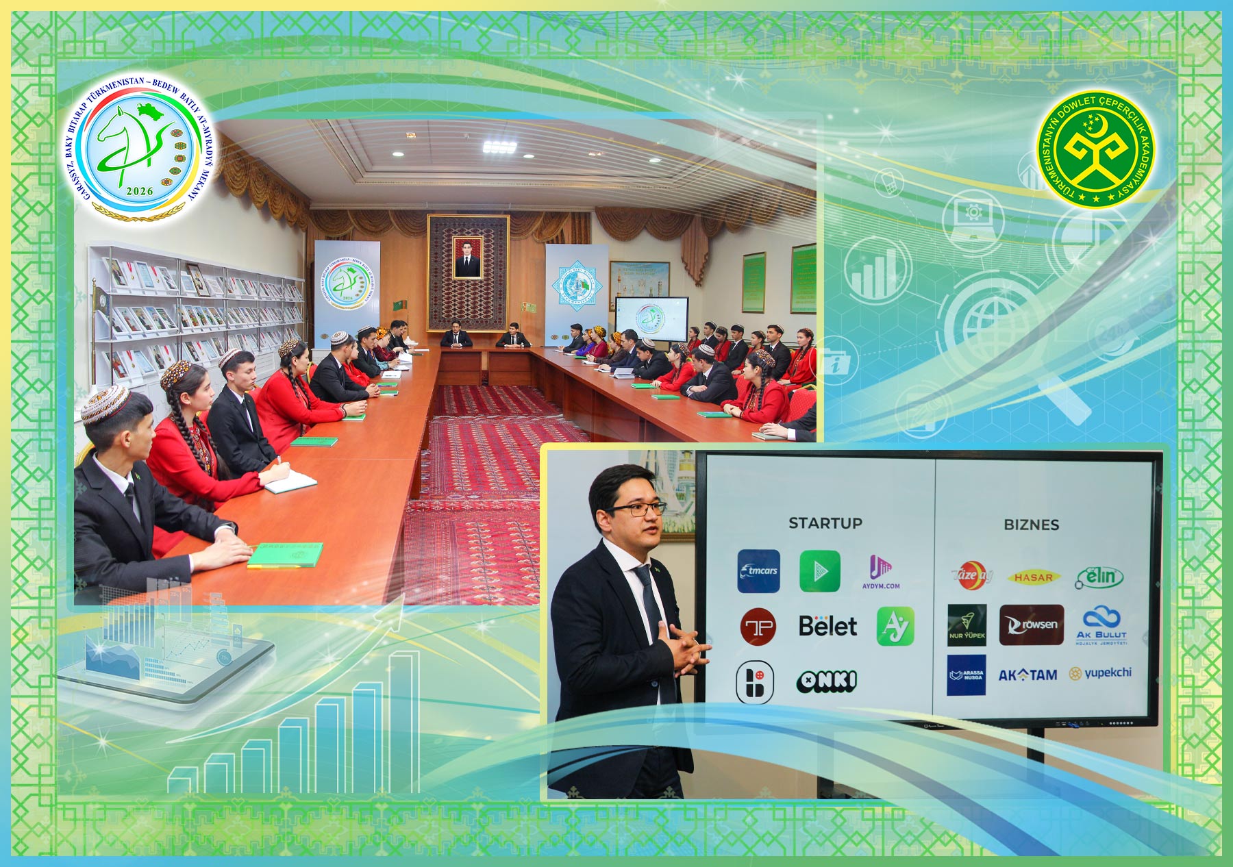 «Ýaş telekeçileri, ýaşlar kärhanalaryny höweslendirmek hem-de goldamak ýaşlar syýasatynyň esasy maksadynyň biridir»